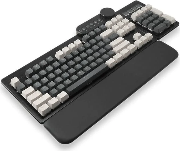 Mountain Mineral Keycap Set, Kunststoff (PBT) Double-Shot, weiß/schwarz, 113 Tasten (104+9), ANSI-US