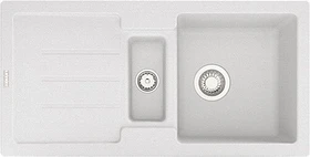 Franke Strata STG 651-86 Einbau Becken reversibel mit Ablauffernbedienung glacier
