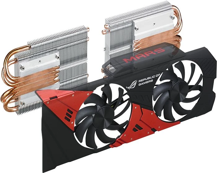 ASUS ROG Mars GeForce GTX 760 X2, MARS760-4GD5, 2x 2GB GDDR5, 3x DVI, mDP
