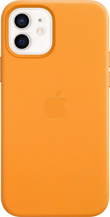 Apple Leder Case mit MagSafe für iPhone 12/12 Pro california poppy