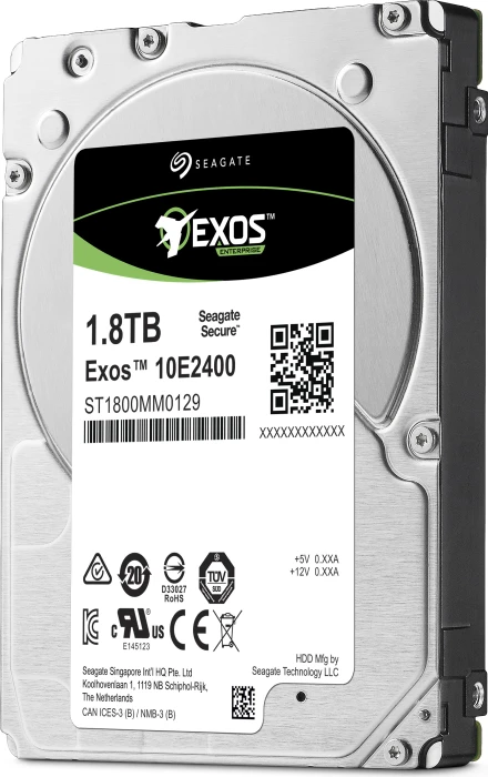 Seagate Exos E 10E2400 1.8TB, 24/7, 512e / 2.5" / SAS 12Gb/s