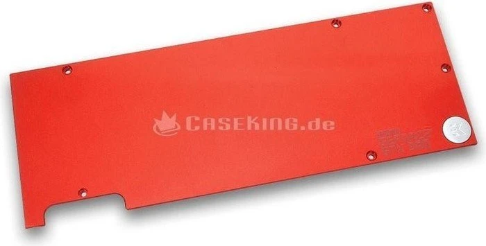 EK Water Blocks EK-FC Titan X Backplate, rot