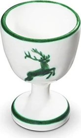 Gmundner Keramik Grüner Hirsch Eierbecher 4.9cm