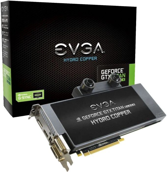 EVGA GeForce GTX Titan Black Hydro Copper, 6GB GDDR5, 2x DVI, HDMI, DP