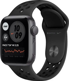 Apple Watch Nike SE (GPS) 40mm space grau mit Sportarmband anthrazit/schwarz