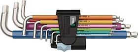Wera 3950 SPKL/9 SM Multicolour Innensechskant Winkelschlüsselsatz, 9-tlg.