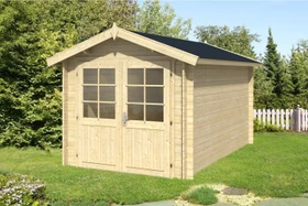 Alpholz Gartenhaus Bremen-28C 230x374cm natur
