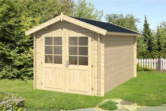 Alpholz Gartenhaus Bremen-28C 230x374cm natur