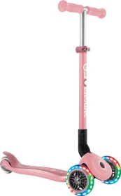 Globber Primo Foldable Lights Kickboard pastel pink