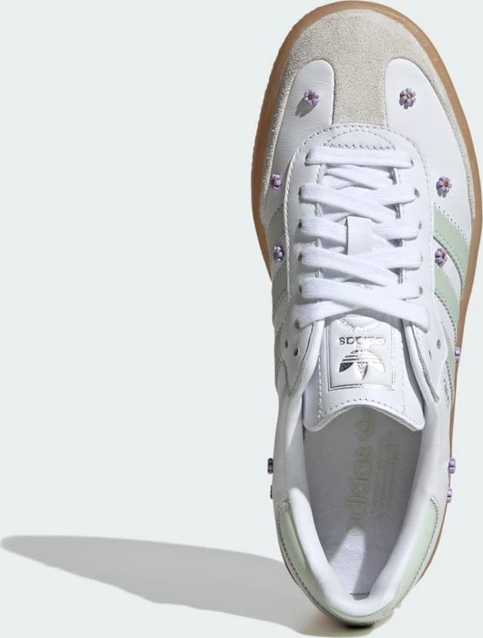 adidas Sambae cloud white/linen green/gum (Damen)