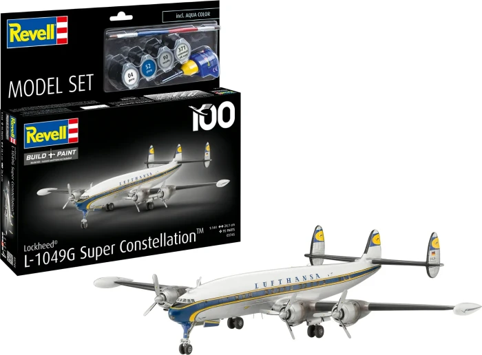 Revell Model Set Lockheed L.1049G Super Constellation Lufthansa (63745)