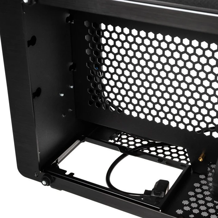 Raijintek Ophion, schwarz, Glasfenster, Mini-ITX