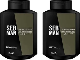 Sebastian Seb Man The Multitasker 3in1 Hair, Beard & Body Wash, 250ml