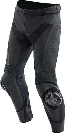 Dainese Delta 4 Motorradhose Leder Herren schwarz (verschiedene Größen)