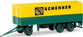 Herpa MiniKit Planen-Hänger 3-achs Schenker