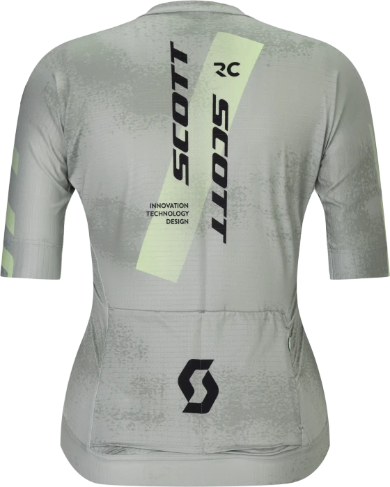 Scott RC Pro Trikot kurzarm spray grey/pastel yellow (Damen)