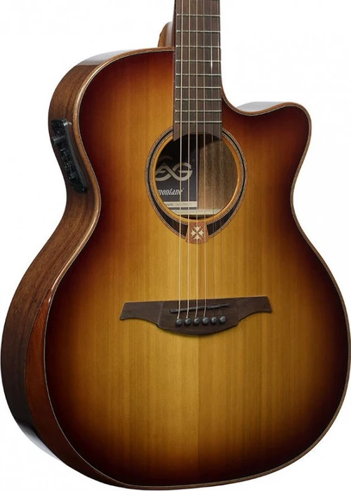LAG Tramontane 118 Auditorium Bevel Cutaway Brown Shadow (T118ABCE-BRS) – Bild 11
