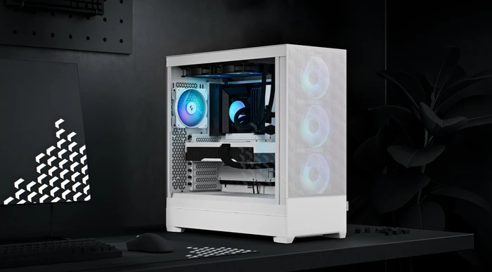 Fractal Design Pop XL Air RGB White TG Clear Tint, Glasfenster