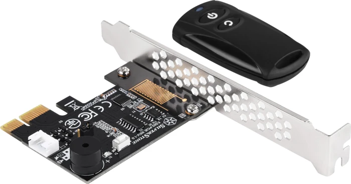 SilverStone ES02-PCIe kabelloser Ein-/Ausschalter mit Fernbedienung für PC