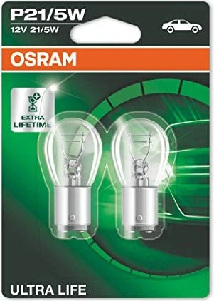 Osram Ultra Life P21/5W 21/5W, 2er-Pack Blister