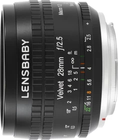 Lensbaby Velvet 28mm 2.5 für Fujifilm X schwarz