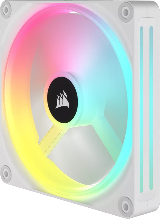 Corsair iCUE LINK QX140 RGB Starter Kit, weiß, LED-Steuerung, 140mm, 2er-Pack