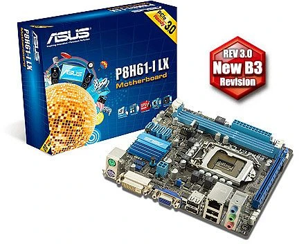 ASUS P8H61-I LX Rev 3.0 (Intel 1155)