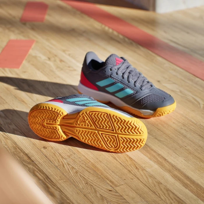 adidas Ligra 8 Indoor Handball aurora onix/flash aqua/semi lucid red (Junior)