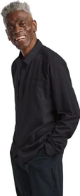 Jack Wolfskin Sierra Canyon Hemd langarm schwarz (Herren)