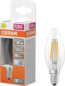 Osram Ledvance LED Retrofit Star Classic B 40 Filament 3.4W/840 E14 klar