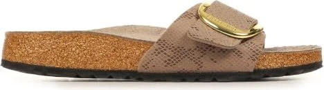 Birkenstock Madrid Big Buckle EVA python gray taupe (Damen)