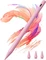 Kingone Stylus Pen Stift für iPad 2018-2026, rosa, USB-C Vorschaubild