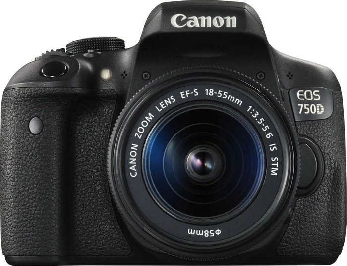 Canon EOS 750D mit Objektiv EF-S 18-55mm 3.5-5.6 IS STM