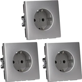 Jung Serie LS Steckdose Metallausführung 16A 250V, dark