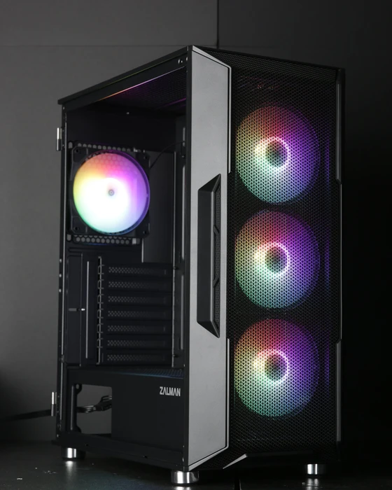 Zalman i3 Neo, schwarz, Glasfenster