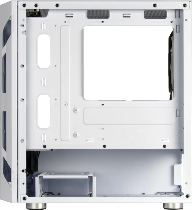 SilverStone Fara H1M Pro, weiß, Glasfenster
