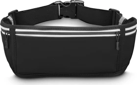 Hama Bauchtasche für Handys Laufgürtel zum Joggen reflektierend schwarz