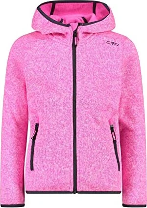 CMP Knit-Tech Meliert Fleece Jacke purple fluo/titanio (Junior)