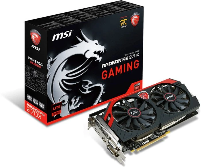MSI Radeon R9 270X, R9 270X Gaming 4G LE, 4GB GDDR5, 2x DVI, HDMI, DP