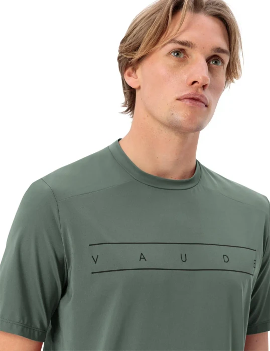 Vaude Qimsa Logo Funktionsshirt kurzarm agave (Herren)