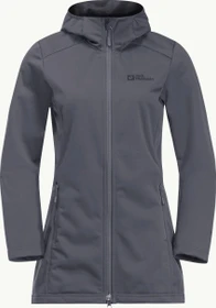 Jack Wolfskin Windhain Funktionsmantel dolphin (Damen)
