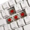 Ducky One 2 Mini RGB PBT, LEDs RGB, weiß, MX RGB RED, USB, DE Vorschaubild
