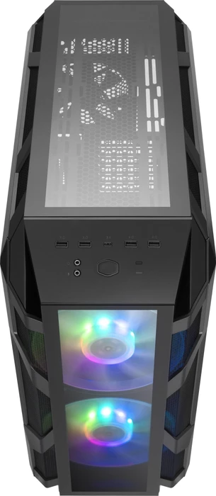 Cooler Master MasterCase H500M, grau, Glasfenster