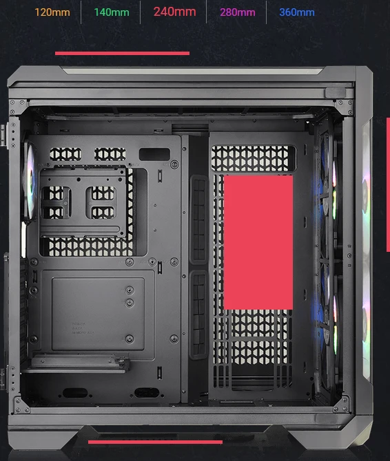 Thermaltake View 51 TG ARGB, Glasfenster