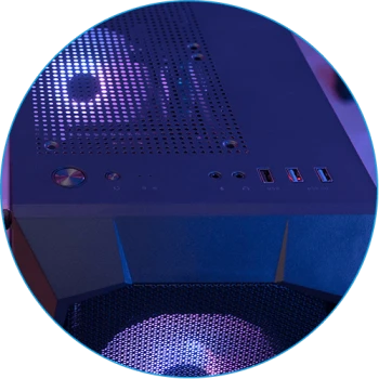 AeroCool Falcon ARGB, Glasfenster