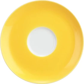 Seltmann Weiden Liberty pure colors Kombi-Untertasse groß 16, 16.1cm yellow glow