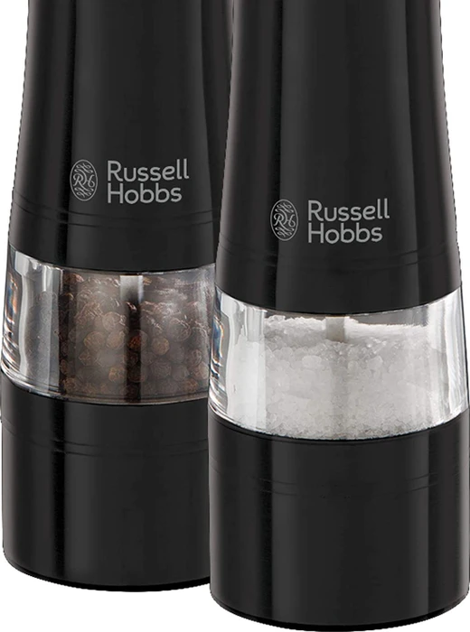 Russell Hobbs Elektrisches Salz-/Pfeffermühlen-Set schwarz, 2-tlg.