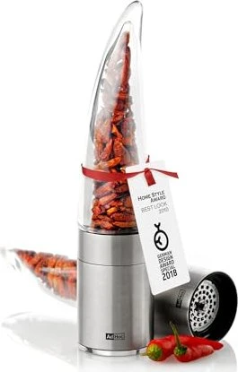 AdHoc Chilischneider Pepe Gewürzmühle transparent