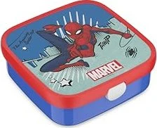 Mepal Brotdose groß mit Bento-Einsatz und Gabel Spiderman