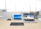 Manhattan Ultra Slim Dual-Mode Wireless Keyboard, schwarz/silber, USB/Bluetooth, DE Vorschaubild